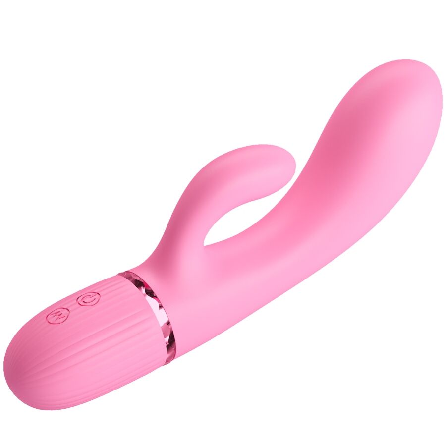 Vibromasseur Rabbit Marski Point G Silicone 10 Modes Rechargeable - Pretty Love