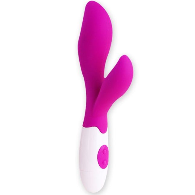 Vibromasseur Rabbit Newman 30 Vibrations Silicone Ergonomique - Pretty Love