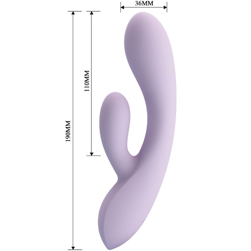Vibromasseur Rabbit Rosolyn 10 Vibrations Double Stimulation - Pretty Love