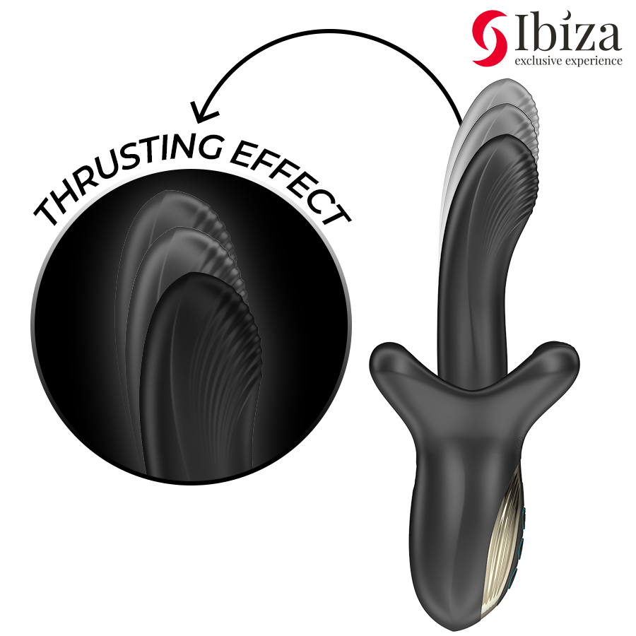 Vibromasseur Rabbit Rotatif Poussée et Succion 3 Moteurs Rechargeable - Ibiza Technology