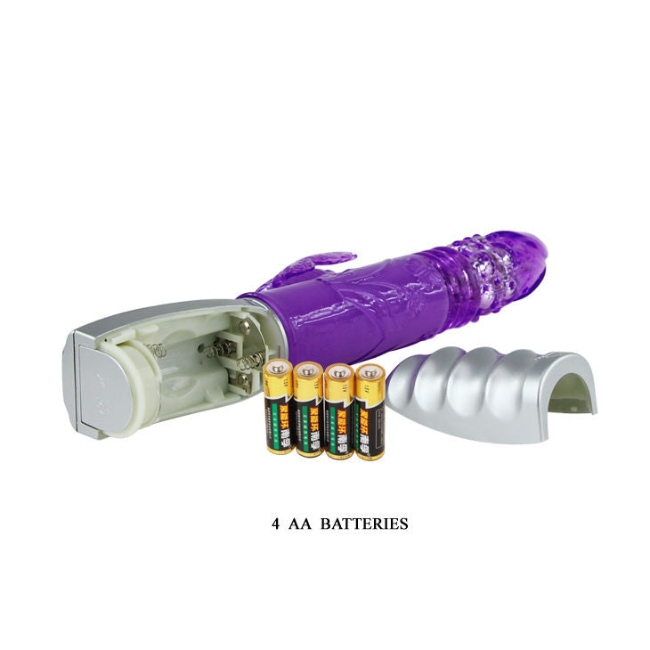 Vibromasseur Rabbit Rotatif Tulipe Va-et-Vient 28 Modes Stimulateur Clitoris - Baile