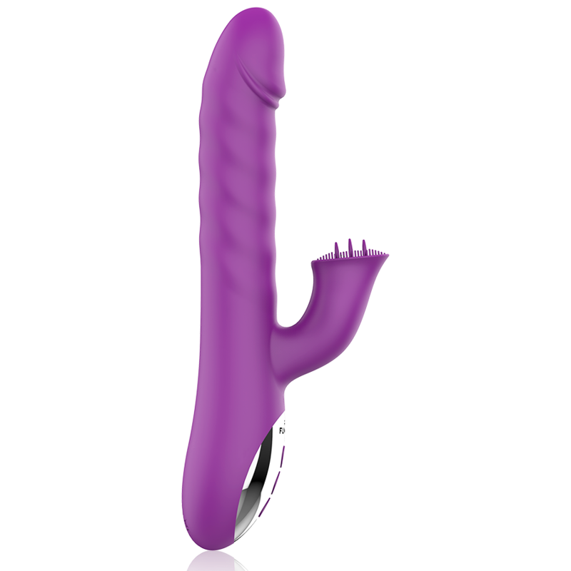 Vibromasseur Rabbit Rotatif Va-et-Vient Zenda 10 Modes 2 Moteurs - Fun Function