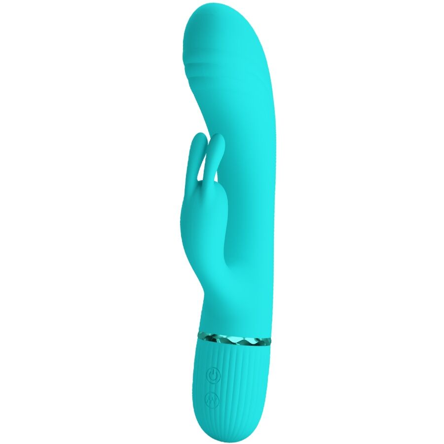 Vibromasseur Rabbit Scocco Tête Flexible 10 Vibrations Rechargeable - Pretty Love