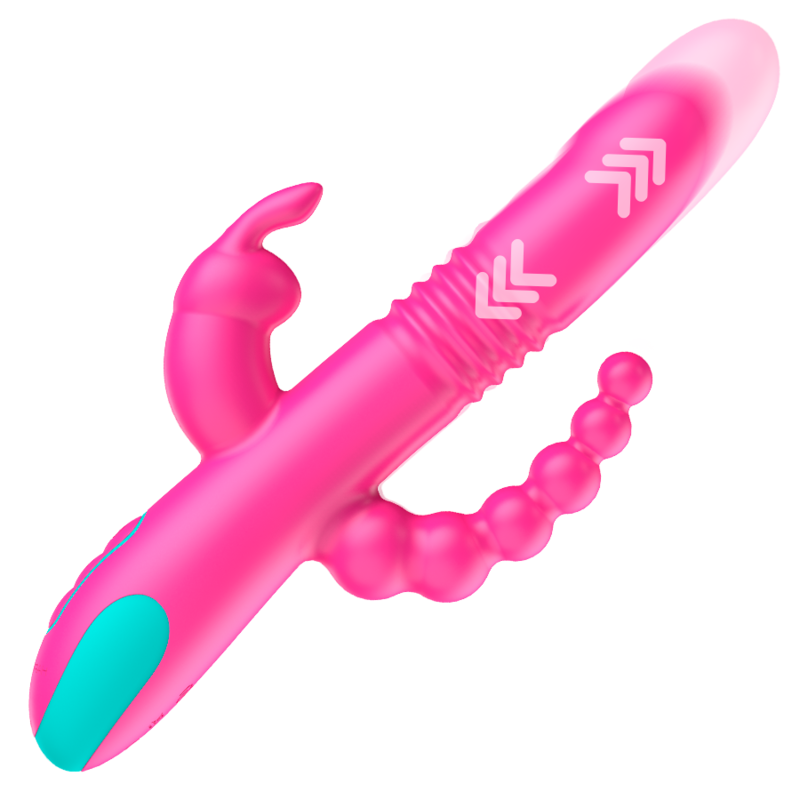 Vibromasseur Rabbit Triple Stimulation Donald WatchMe Propulseur - Happy Loky