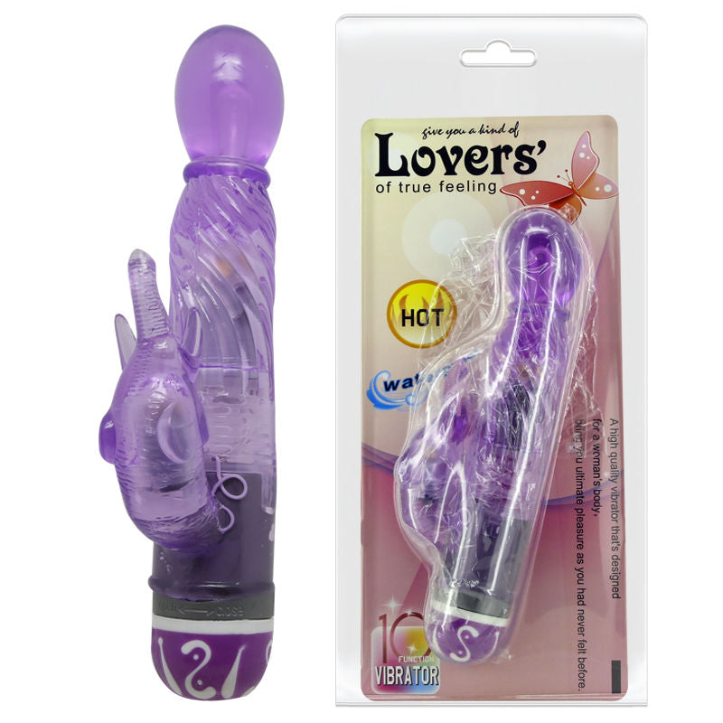 Vibromasseur Rabbit Vitesses Multiples 10 Modes Stimulateur Clitoris Lilas - Baile