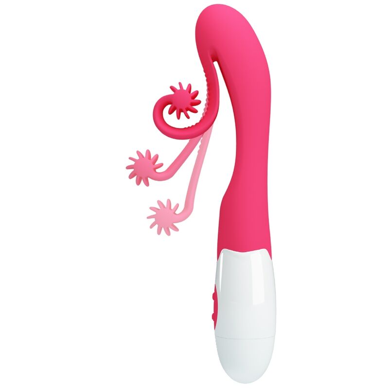 Vibromasseur Stimulateur Clitoridien 30 Vitesses Tête Texturée - Romance