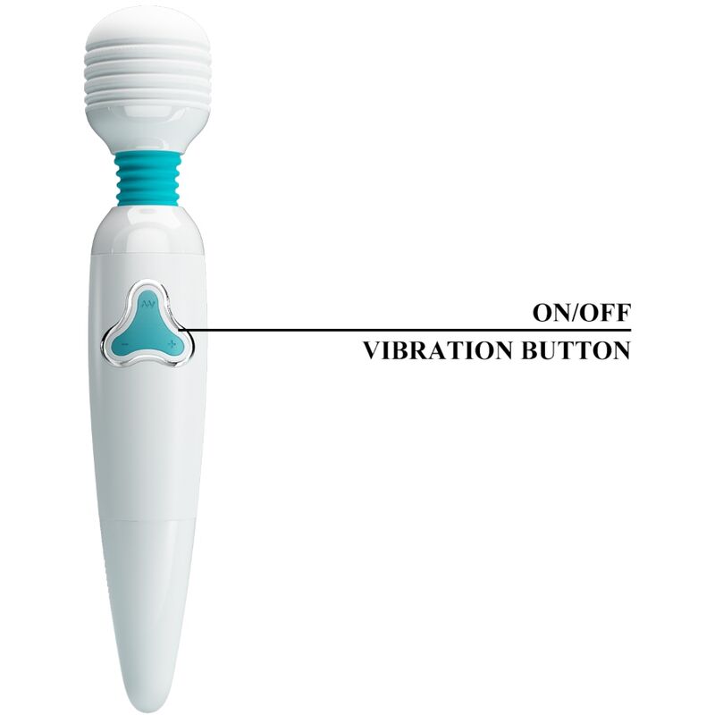 Vibromasseur Wand Cloud Tête Flexible 7 Vibrations Rechargeable - Pretty Love