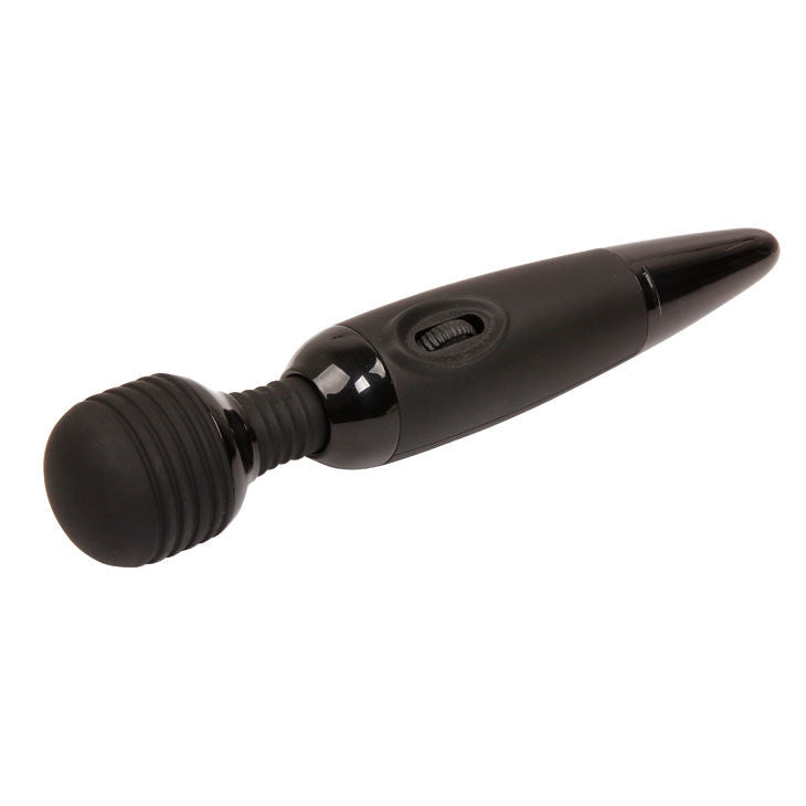 Vibromasseur Wand Power Compact Tête Flexible Striée Puissant - Baile