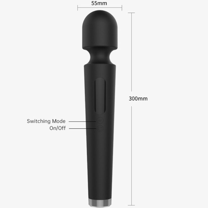Vibromasseur Wand X Power Large Tête Flexible 7 Vibrations - Armony